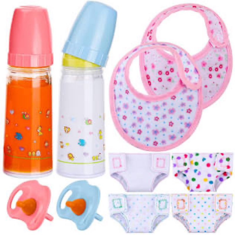 Mixture of baby toys, accessories, bottles, clothes