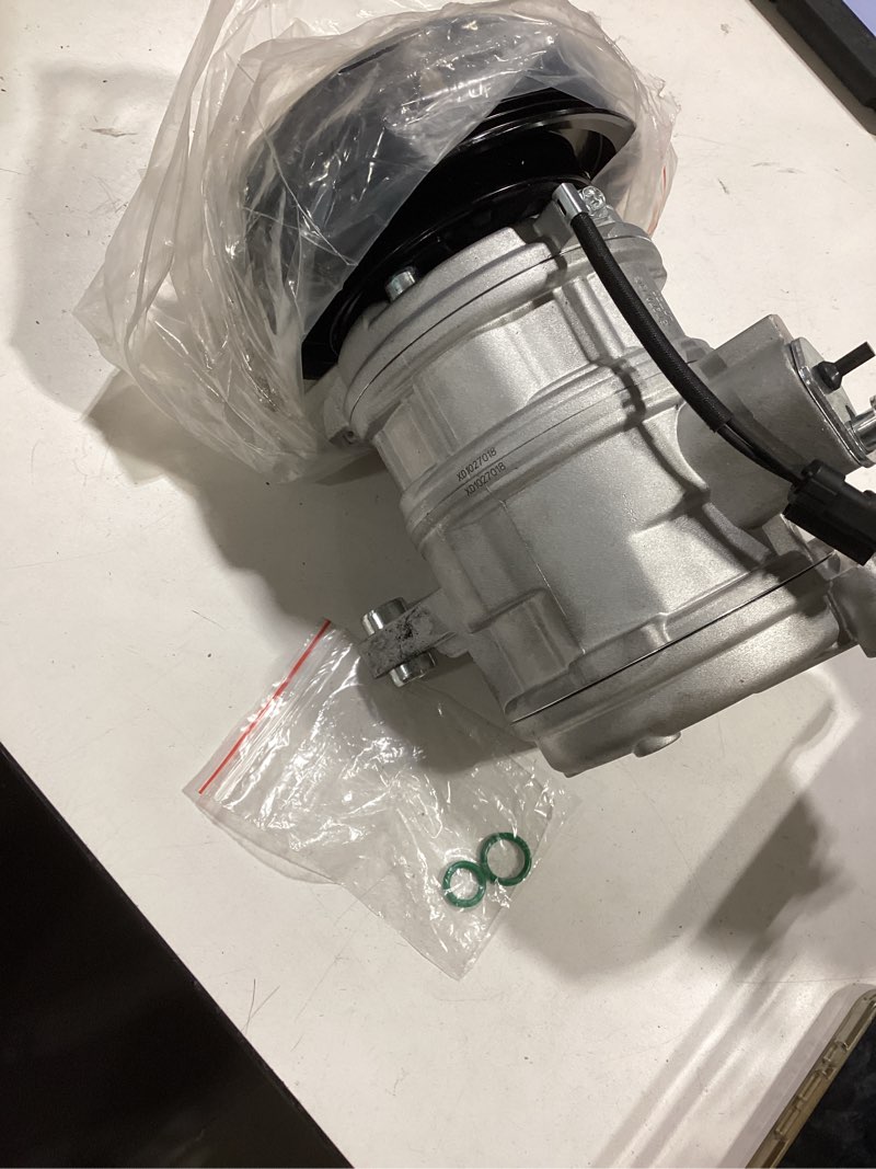 Condition photo showing As Is for tadamark air conditioner ac compressor with clutch fit for jeep commander 3.7l 4.7l 2008-2010, for chrysler aspen 4.7l 2008-2009, for dodge durango 3.7l 4.7l 2008-2009