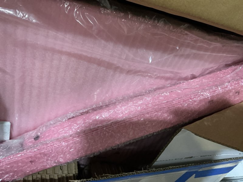 Condition photo showing As Is for kobalt 35-in w x 37.5-in h steel rolling tool cabinet ( pink )