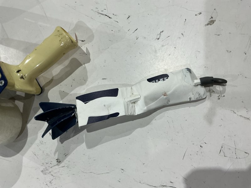 Condition photo showing As Is for project source 10.5-in plastic helix mixing arm