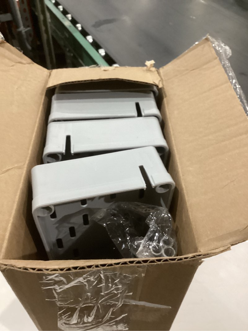 Condition photo showing As Is for SPACELEAD Slim Storage Cart 4 Tier,Bathroom Organizer Rolling Utility,Mobile Shelving Unit Slide Out for Office, Kitchen, Laundry Room & Narrow Places,Gray Grey