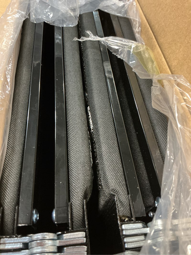 Condition photo showing Good Condition for Dog Ramp for Car, Portable Folding Aluminum Pet Ramp with Non-Slip Paw Print Surface. Extra Wide Portable Ramp for Large, Small & Senior Dogs to Get in Cars, SUVs, Trucks & Beds, 71" Long & 17" Wide