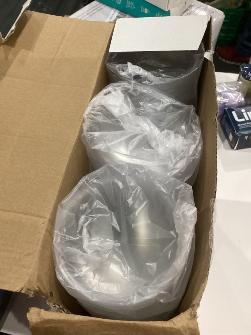 Condition photo showing New/Like New for AOZITA 100 Pack 20 oz Plastic Cups With Strawless Sip-Lids, Iced Coffee Cups With Lid BPA Free, Disposable Clear Cup with Lid, To Go Cup for Smoothies, Party Drinks, Bubble Tea, Cold Beverage