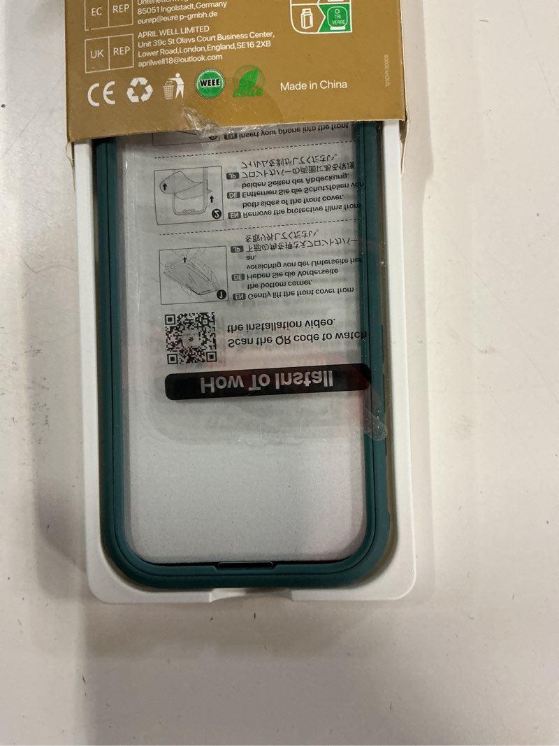 Condition photo showing New/Like New for Miracase for iPhone 17 Case 6.3'', Full-Body Military Grade Drop Protection Outdoor Phone case with Built-in Glass Screen &Camera Control,Easy Installation,No Gap,Compatible with MagSafe, Green iPhone 17 Green