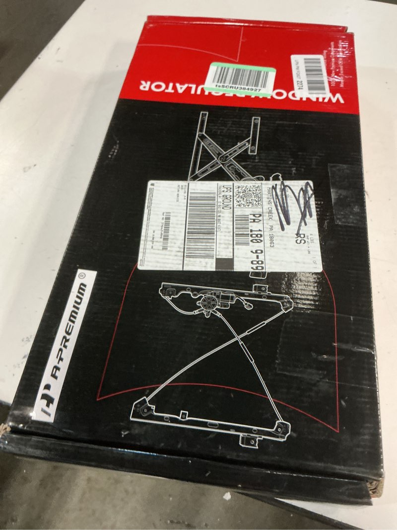 Condition photo showing New/Like New for a-premium power electric window regulator without motor compatible with chrysler 200 2011-2014 (sedan body style only) & dodge avenger 2011-2014 sedan, front right passenger side, replace# 68104204aa front passenger (rh)