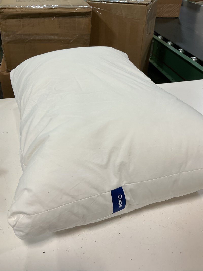Condition photo showing As Is for casper sleep original pillow, king