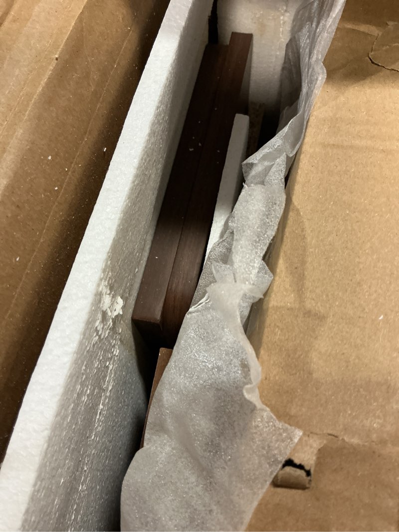 Condition photo showing Good Condition for narrow shoe storage cabinet, freestanding shoe cabinet organizer for entryway, hallway (brown, 2 flip) brown 2 flip