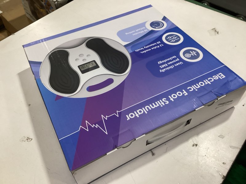 Condition photo showing Good Condition for EMS Foot Massager for Neuropathy,NMES Foot Circulation Stimulator for Pain Relief, Plantar Fasciitis