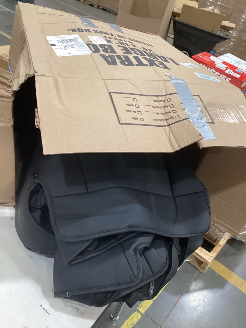 Condition photo showing Good Condition for rav4 seat covers custom fit for toyota rav4 full set faux leather car seat covers waterproof full coverage (black, gas model 2019-2025 le/xle/premium/limited)