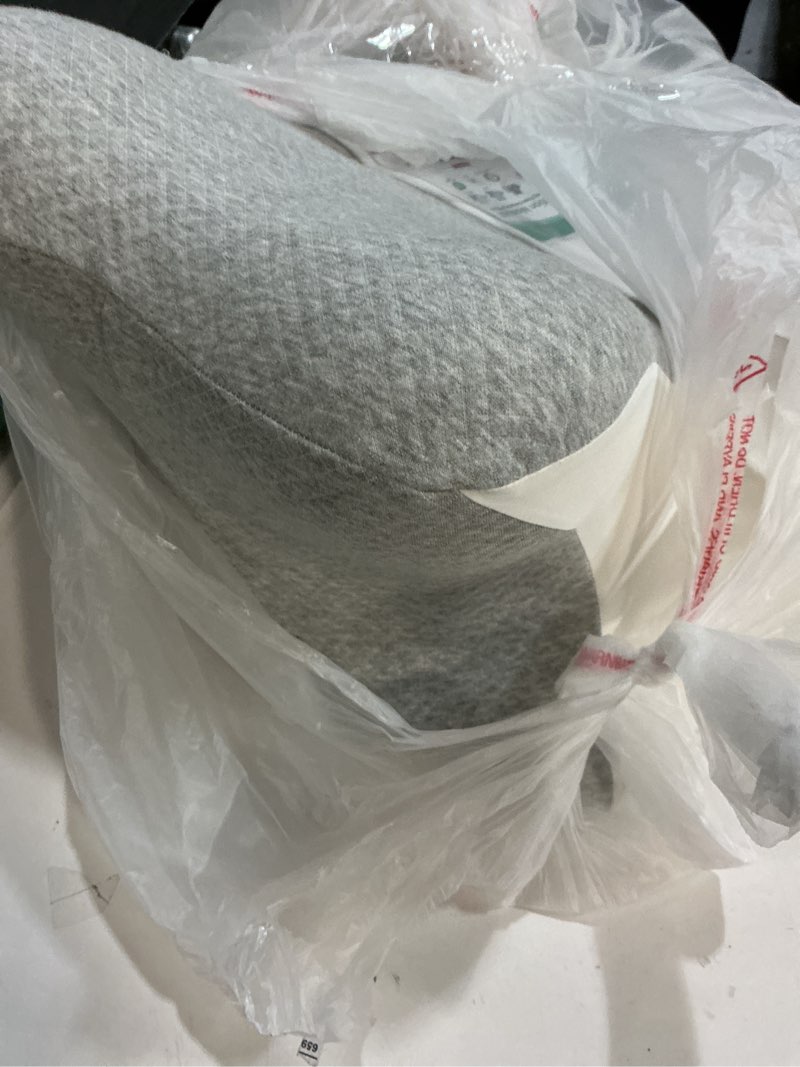 Condition photo showing Good Condition for WOGAHEV Reading Pillow for Bed, Lying, Leaning and Prone, Ergonomic Memory Foam Bed Wedge Pillow for Headboard, Chin & Back Support Pillows on Bedrest Couch Floor- Grey Gray