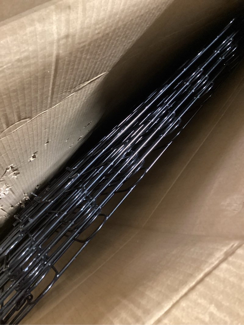 Condition photo showing Good Condition for Amazon Basics Foldable Octagonal Metal Exercise Puppy / Dog Playpen - Indoor/Outdoor, Single Door, Extra Small (8 Panels, 24 x 24), Easy to assemble and store, 24" - Puppy, Black Single Door 24"H