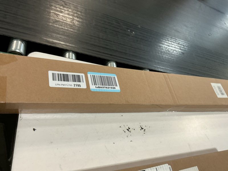 Condition photo showing New/Like New for lazblinds no tools no drill 1" vinyl mini blinds, cordless blinds for windows, light filtering horizontal window blinds & shades, 32" w x 64" h, white cordless-white 32" w x 64" h