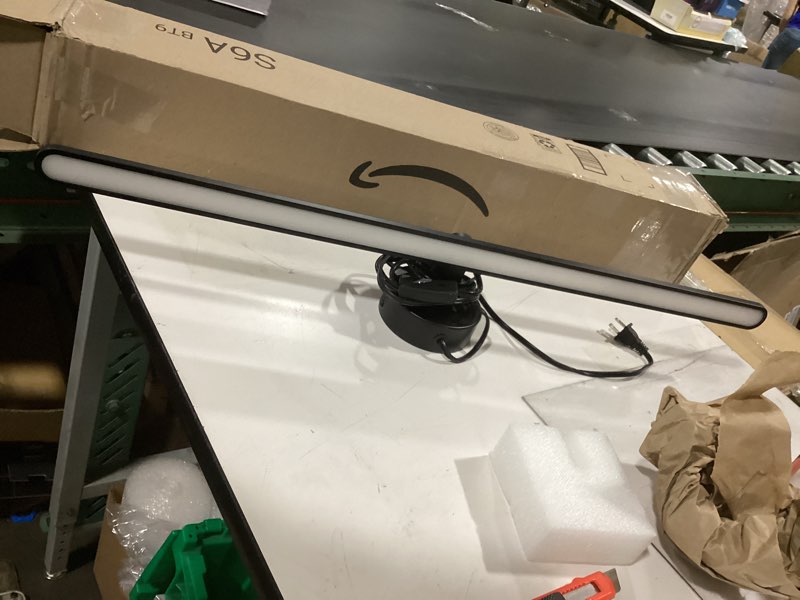 Condition photo showing Good Condition for (similar to) picture light hard-wired 16.5\" wall lights for pictures with remote, dimmable 3cct light over picture frame, gallery art poster light for artwork, 2700k-6500k warm nature white, 15w, 1200lm black 16.5inch