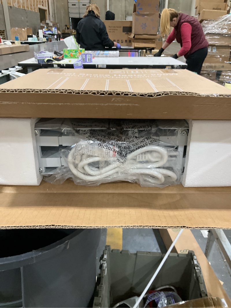 Condition photo showing New/Like New for 800w Convection Wall Panel Heater-Electric Heater for Indoor Use, Quiet Fan-less Design, Energy Efficient Heating with ECO Mode, Remote Control, 24h Timer, Child Lock