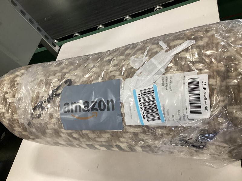 Condition photo showing New/Like New for JONATHAN Y Estera Hand Woven Boucle Chunky Jute Natural Runner Rug, 2x12, Bohemian, Transitional, Easy-Cleaning for Living Room, Bedroom, Kitchen, Pet Friendly, Non-Shedding (NFR102A-212) Natural 2'2" x 12' (Runner)