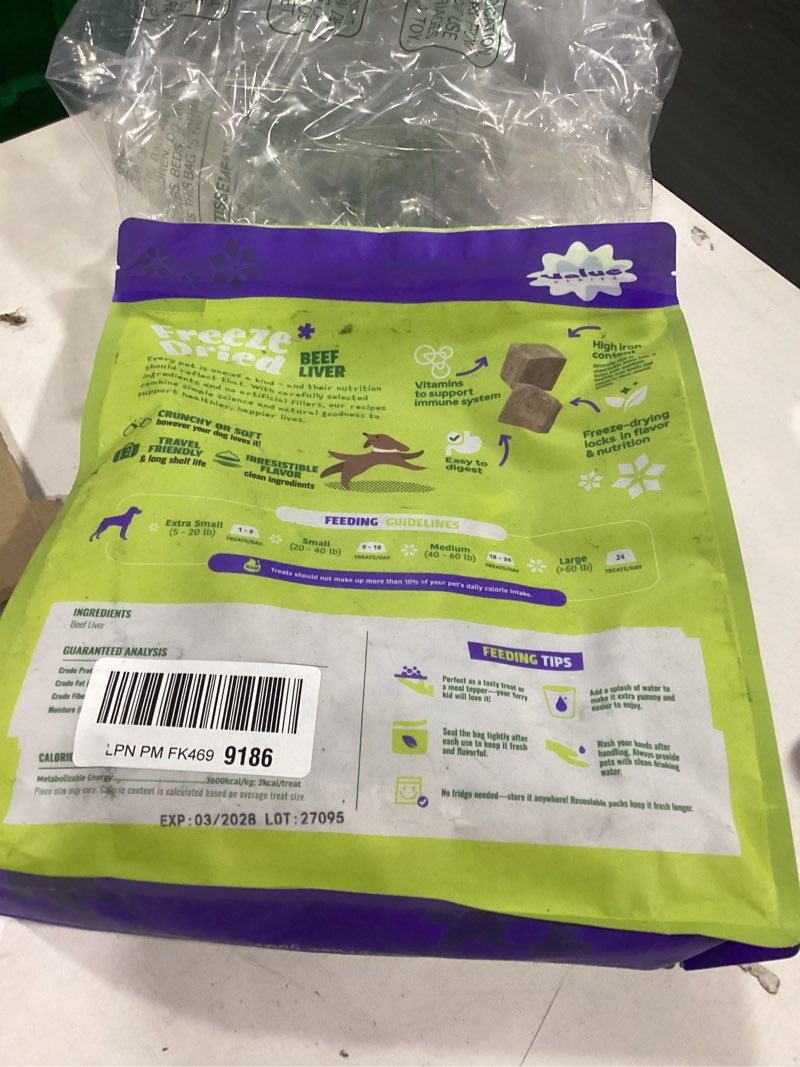 Condition photo showing Good Condition for freeze drieddog treats