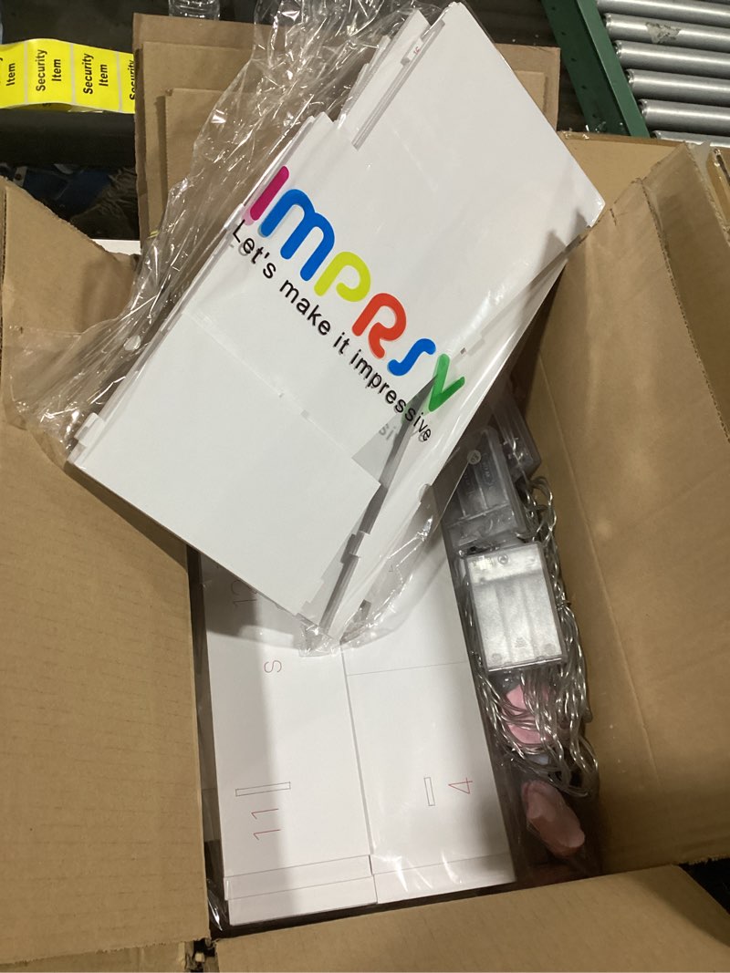 Condition photo showing Good Condition for Mr and Mrs Sign 2FT Light up Letters for Wedding Decor Engagement Party Decorations Happy Anniversary Mr & Mrs Marquee Letters with 2000 Pcs Pink Rose Petals MR&MRS