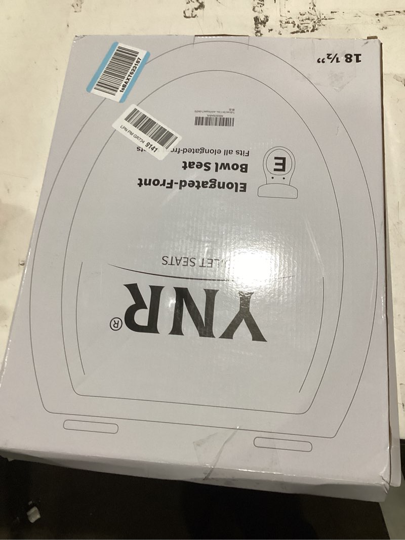 Condition photo showing Good Condition for ynr toilet seat with slow close hinges, standard elongated toilet seat with non-slip seat bumpers, easy to install & clean, heavy duty pp material, fits all toilet brands (y6)