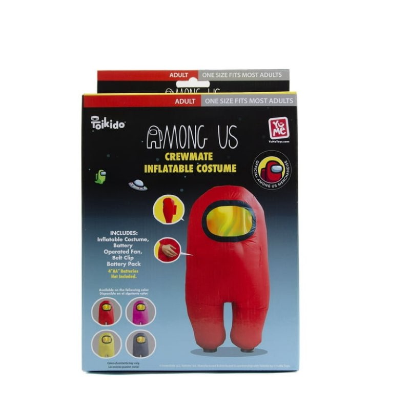 Yume Among Us - Inflatable Cosplay Costume - Crewmate or Impostor, Halloween, Fancy Dress - Adult - 