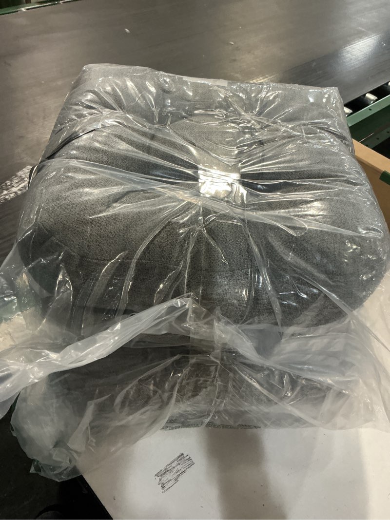 Condition photo showing Good Condition for downluxe Chair Cushions for Dining Chairs 4 Pack, Tufted Indoor Chair Pads with Non-Slip Bottom, U-Shaped Kitchen Chair Cushions, 17"x17"x4", Dark Grey Dark Grey 4 Count (Pack of 1)