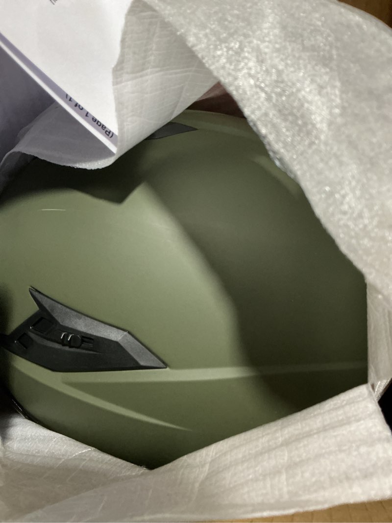Condition photo showing Good Condition for GLX GX11 Compact Lightweight Full Face Motorcycle Street Bike Helmet with Extra Tinted Visor DOT Approved (Camo, Small)