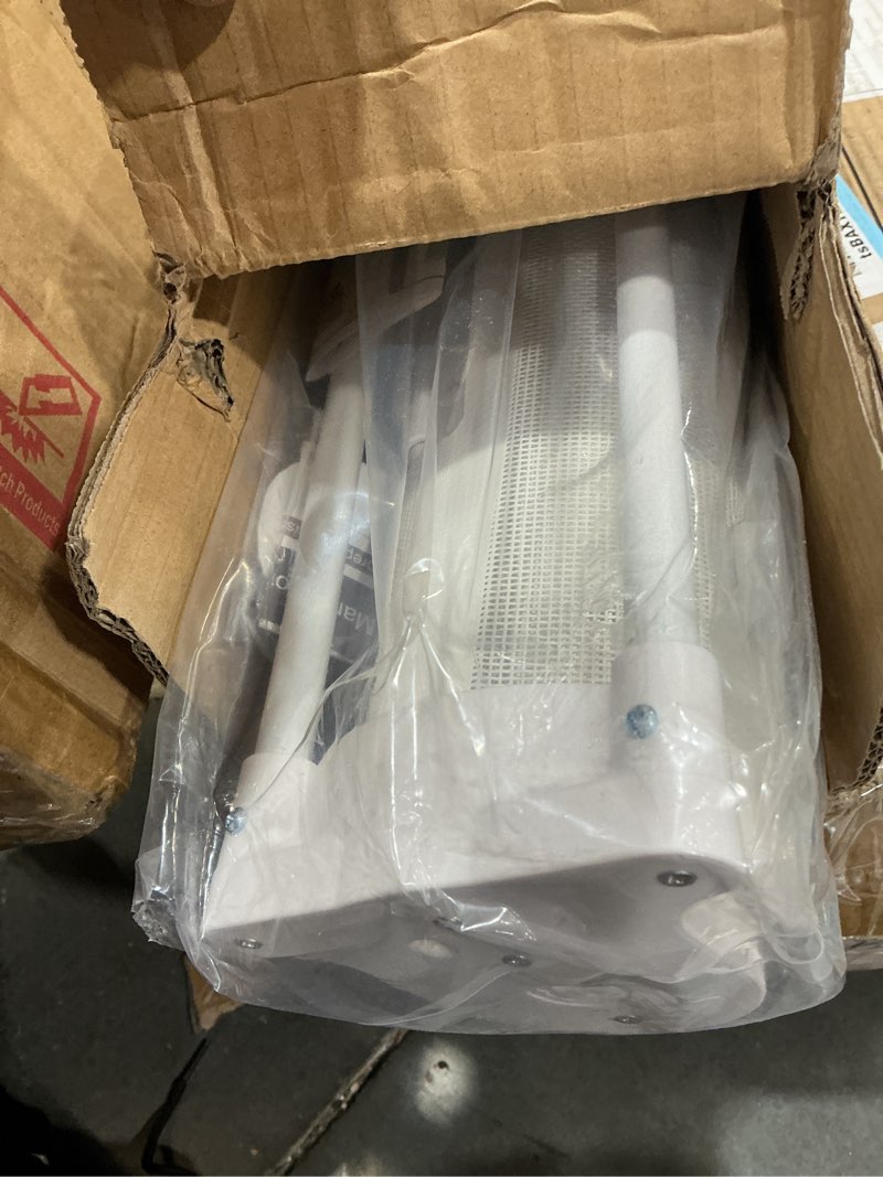 Condition photo showing Good Condition for 120 inch retractable baby gates 34 inch tall, retractable gate with reinforced strip design to prevent crawling through, 10 ft extra wide retractable dog gate for indoor/outdoor white 34" tall x 120" wide