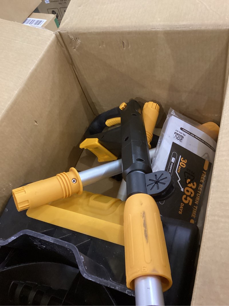 Condition photo showing As Is for Cordless Snow Shovel Compatible with DeWalt 20V MAX Battery (Tool Only), 11" Lightweight Electric Snow Blower with 20FT Max Throw & Adjustable Handle, Snow Thrower for Driveway, Deck, Patio & Steps