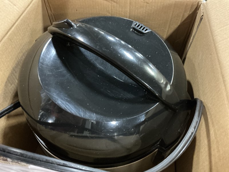 Condition photo showing As Is for aroma® corecoat™ digital rice cooker & steamer for brown rice with nonstick ceramic coating (8 cups cooked, 4 cups uncooked) corecoat ceramic