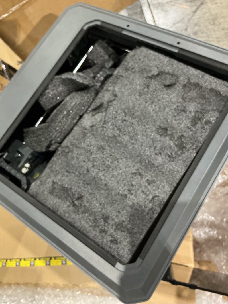 Condition photo showing As Is for elegoo centauri carbon 2 combo multi color 3d printer, corexy 500mm/s high speed multicolor printing with canvas, 1-click full auto leveling and 350°c high-temp nozzle, 256x256x256mm build volume