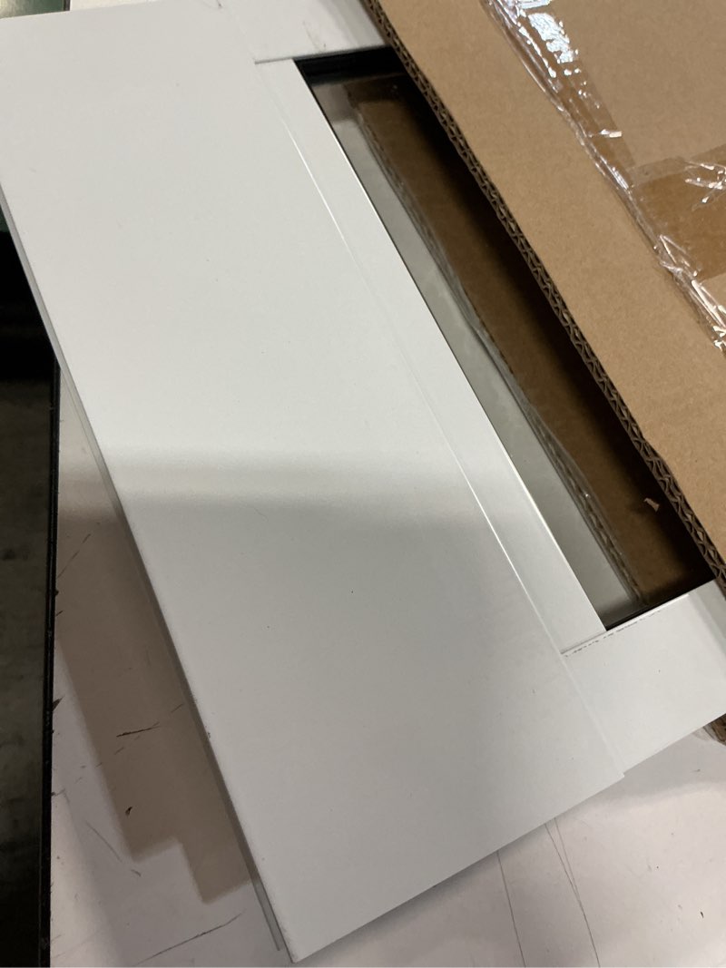 Condition photo showing Good Condition for Aluminum Cat Door for Windows - Adjustable to Fit Window Width 24"-28", Quick-Fit Cat Door Window Insert, Magnetic Suction Design, Perfect for Cats White Tall Fit 24"-28" Window