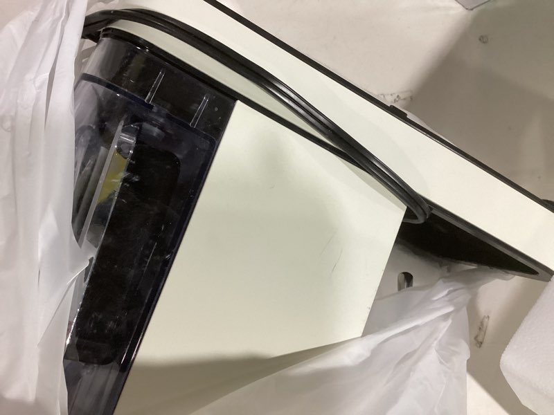 Condition photo showing As Is for spacekey espresso machine 20 bar, espresso maker with milk frother steam wand, stainless steel espresso coffee machines for home, cappuccino, latte maker with 58oz removable water tank, white