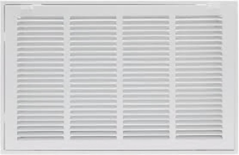Howeall 20"W x 12"H [Duct Opening Size] Steel Return Air Grille, Air Return Vent Cover for Ceiling a