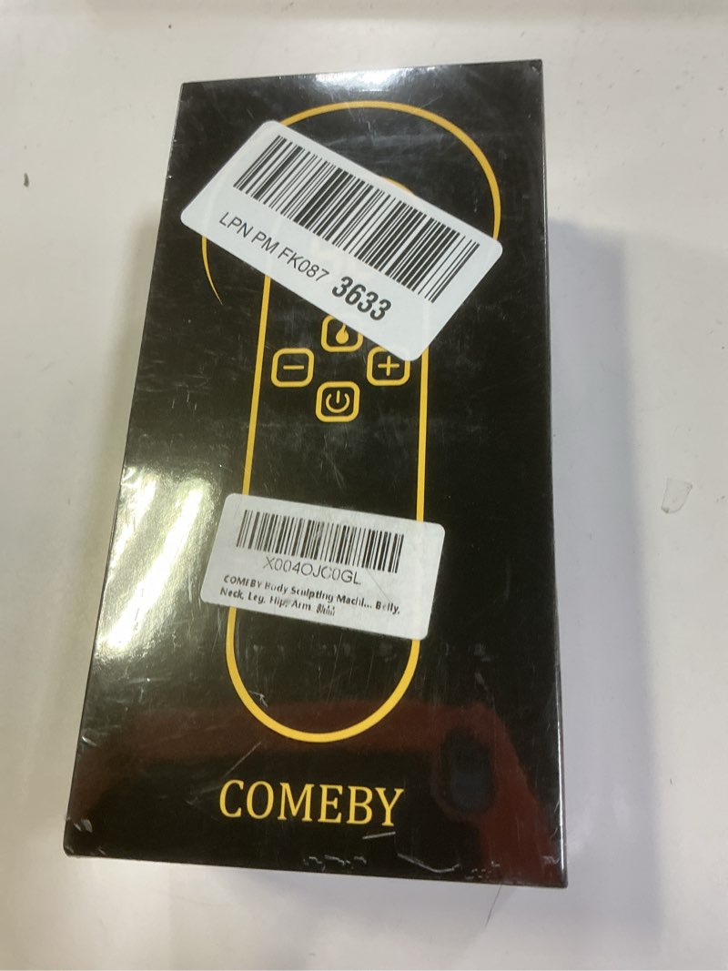 Condition photo showing New/Like New for COMEBY Body Sculpting Machine - Professional Handheld Cordless Cellulite Massager - Suitable for Belly, Neck, Legs, Hip, Arms (White)