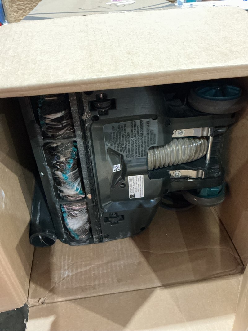 Condition photo showing As Is for kenmore intuition bagged upright vacuum lift-up carpet cleaner 2-motor power suction with hepa filter, 3-in-1 combination tool, handimate for floor, pet hair, 14pounds, green