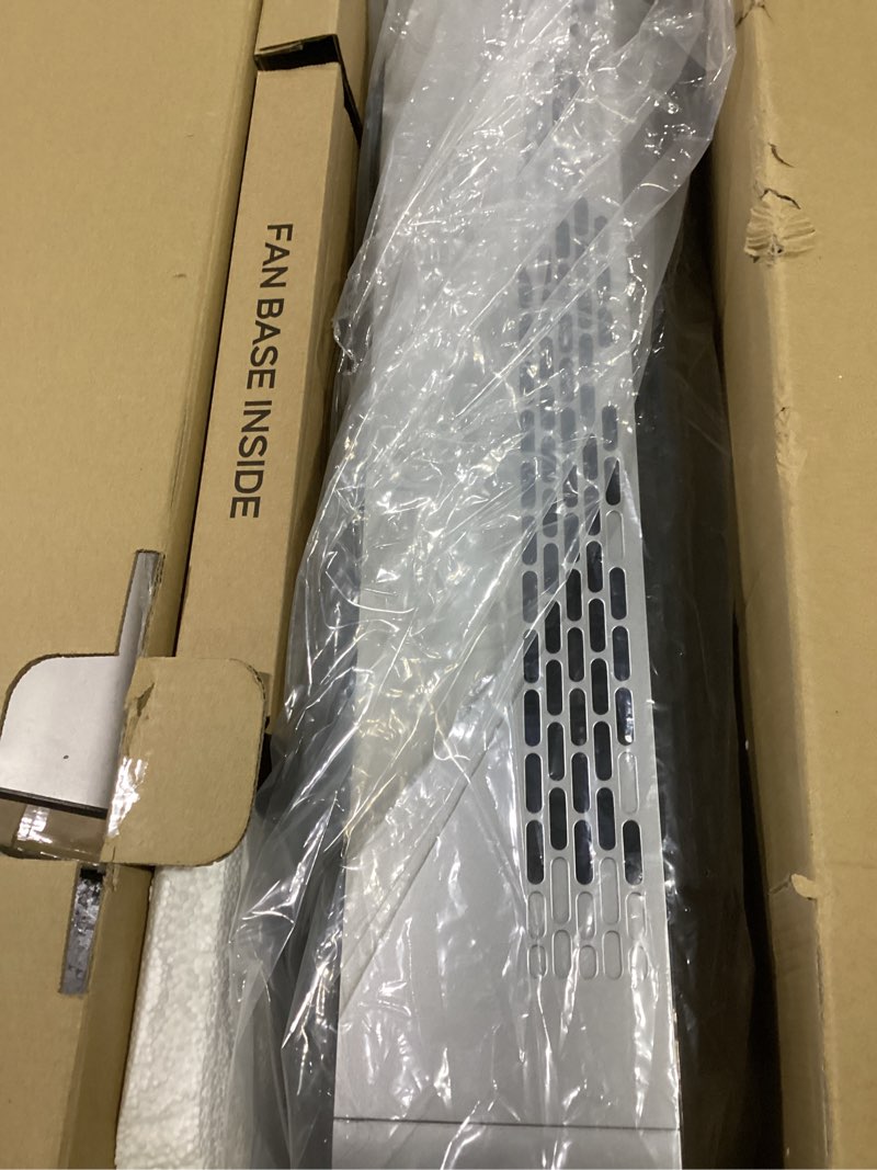Condition photo showing Good Condition for dreo tower fan for bedroom, 42 inch 120° oscillating fan, 25db quiet dc motor, 28ft/s velocity bladeless standing fan with 12 speeds, 4 modes, 12h timer cooling fans for home, living room