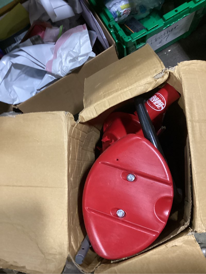 Condition photo showing Good Condition for radio flyer  deluxe steer & stroll trike  parent push handle  red