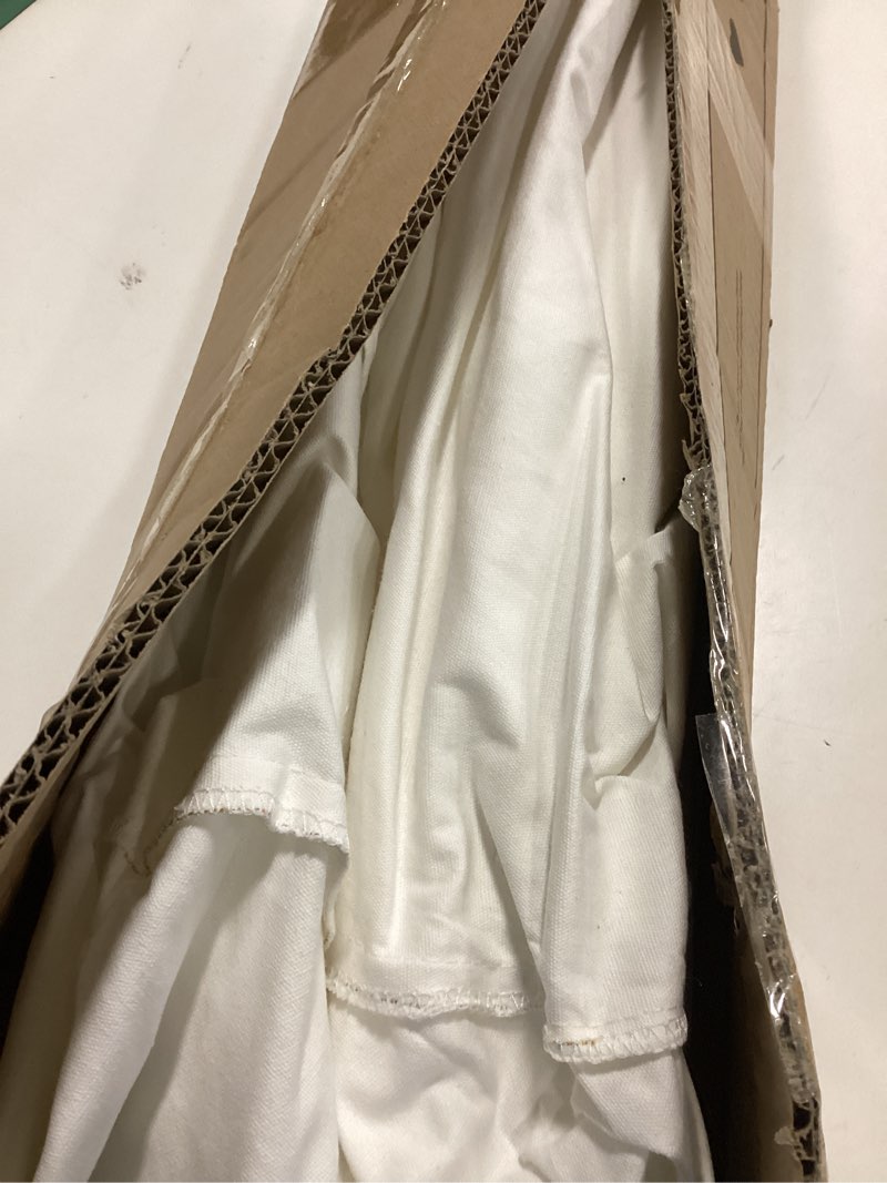 Condition photo showing Good Condition for Comfy Cubs Kids Play Tent - Breathable Cotton Teepee for Imaginative Activity - Indoor Canvas Play Tent - Easy Setup, Safe Design, and Spacious Layout for Children - Natural Wood