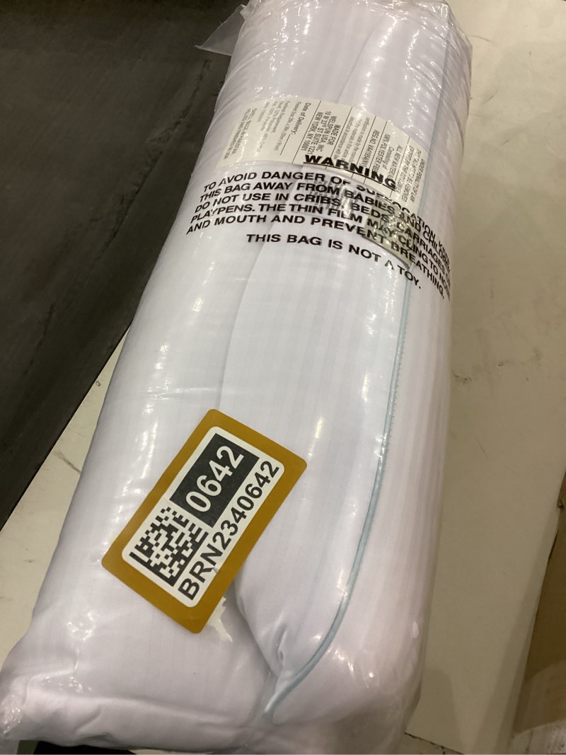 Condition photo showing Good Condition for Martha Stewart Bed Pillow, King, White 2 Count White King Bed Pillow