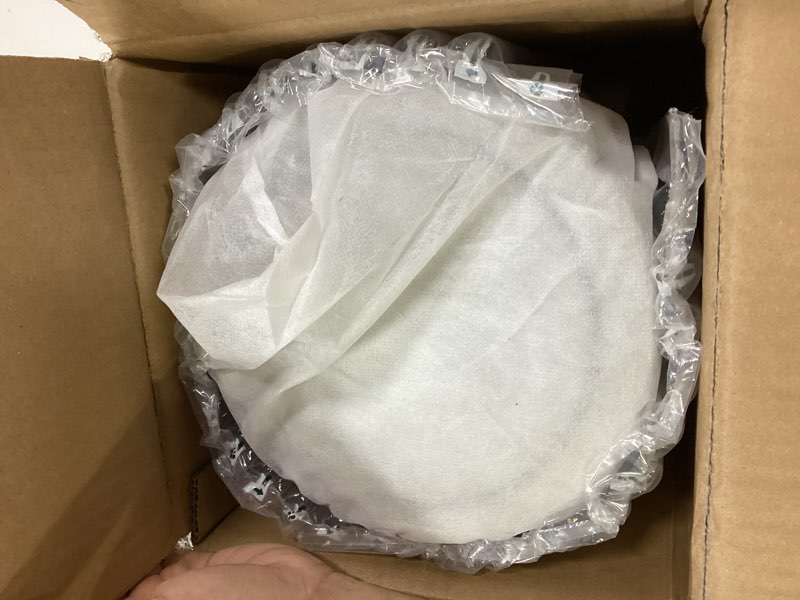 Condition photo showing Good Condition for brushed nickel bathroom trash can,stainless steel garbage can with fild lid,small trash can for bedroom,hotel,office,laundry(sliver)