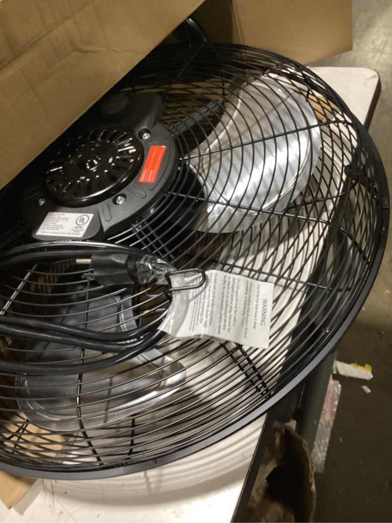 Condition photo showing Good Condition for mainstays sfc1-500b 20 in high velocity floor fan, black