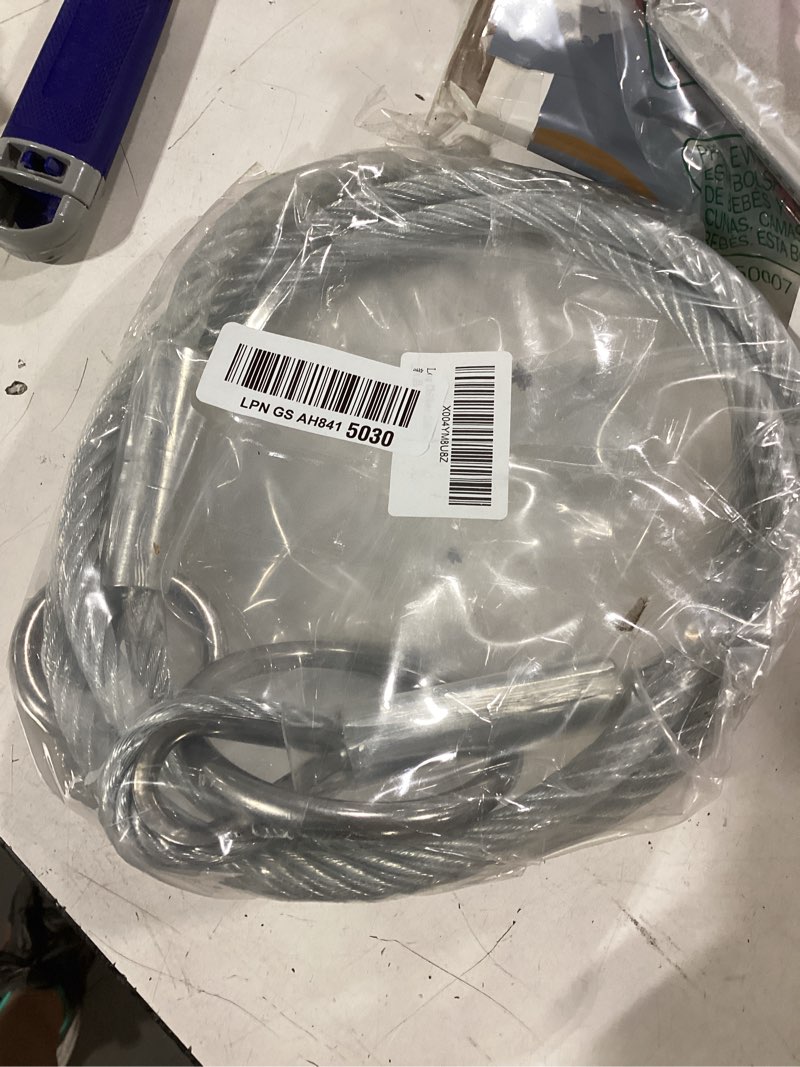Condition photo showing Good Condition for wire rope sling 6600lb rated load- reusable log choker cable with coated galvanized rigging rope cable for lifting, roofing, towing tree work, 5.7ft