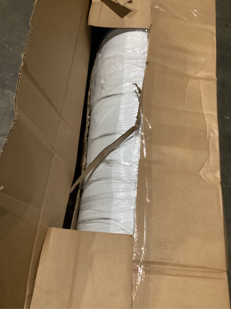 Condition photo showing As Is for Extra Firm Mattress Topper King Size, 3 Inch Firm High Density Memory Foam Bed Topper for Back Pain Relief, Gel Bamboo Charcoal Infused Cooling Mattress, CertiPUR-US Certified, Washable Cover King 3 Inch Extra Firm