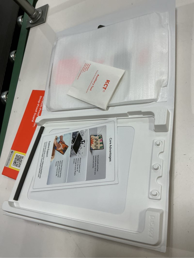 Condition photo showing Good Condition for KCT 2 Pack Tempered Glass Screen Protector Compatible with iPad A16 11th Generation (2025)/ iPad 10th Generation (2022), with Bubble-free Installation Tray, HD Clear, High Sensitivity