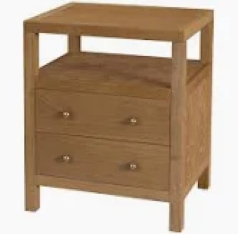 Celine 21" 2-Drawer Nightstand