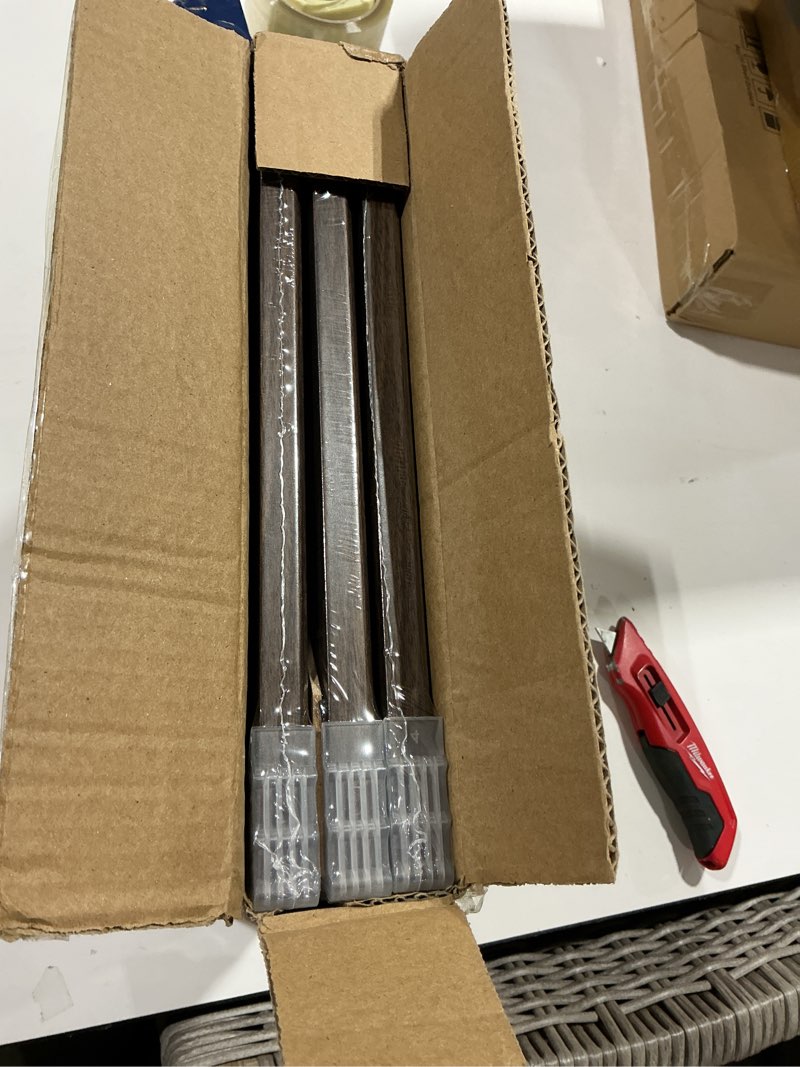 Condition photo showing Good Condition for ktkde 8x10 picture frame set of 3,walnut wooden frames, vertical & horizontal wall hanging for wall or tapletop display,studio gallery photo frame for photos, posters & art prints walnut woodgrain 8x10in -3pack