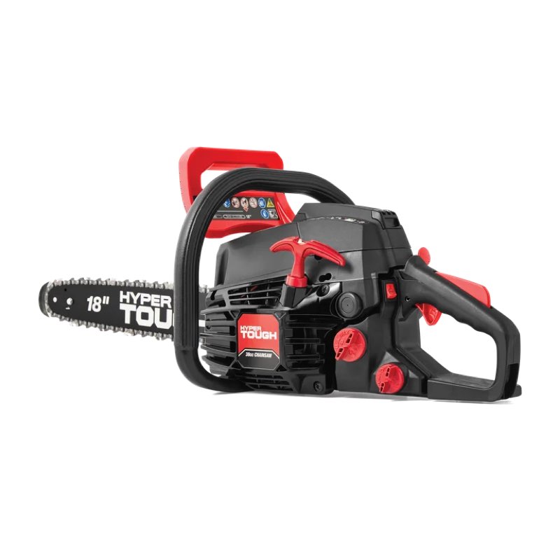 hyper tough 18-inch gas chainsaw 38cc 2-cycle engine
