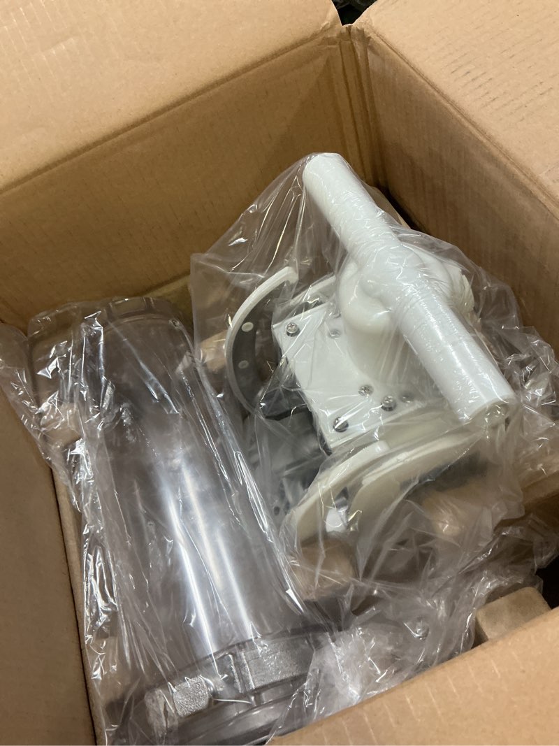 Condition photo showing Good Condition for GE Whole House Water Filtration System (GXWH70M), Smart Connected with Leak Detection & Remote Water Shutoff, Reduces Sediment, Rust & More, Install Kit Included, Filter Not Included