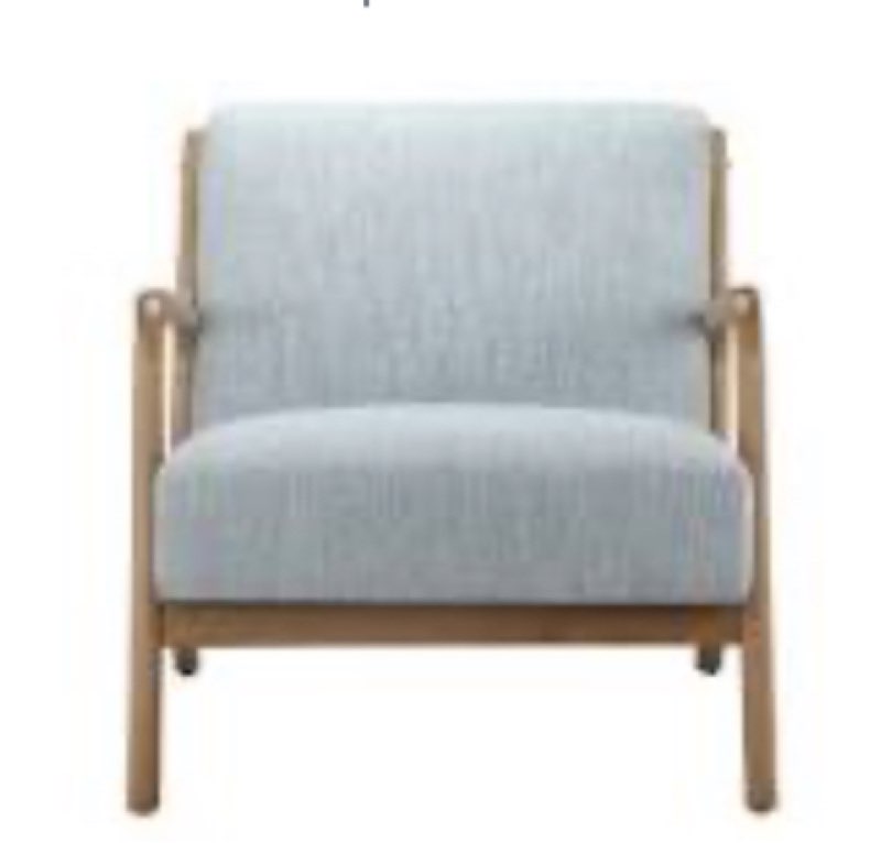 Incomplete box 1 only)Novak Upholstered Accent Chair 