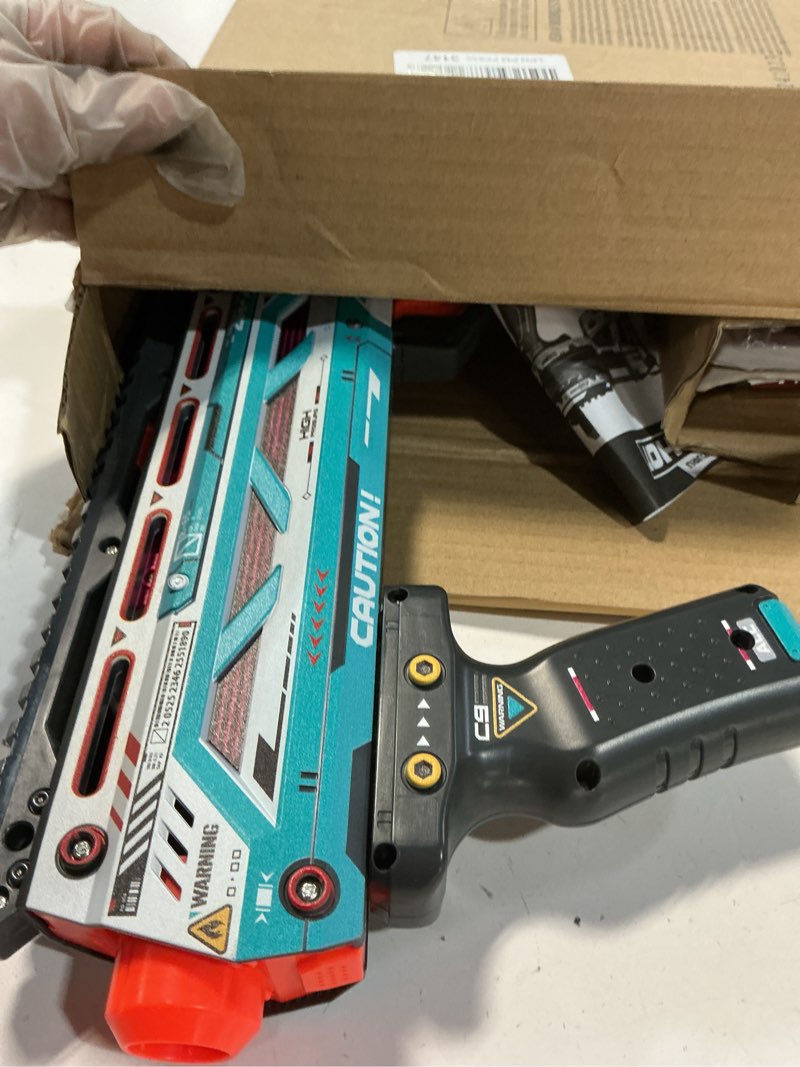 Condition photo showing Good Condition for XSHOT Skins Pro Series 1 Long Shot Blaster by ZURU with 40 Darts, Air Pocket Technology Darts and Dart Storage, Outdoor Toy, Teens and Adults, Age 14+ Sinister