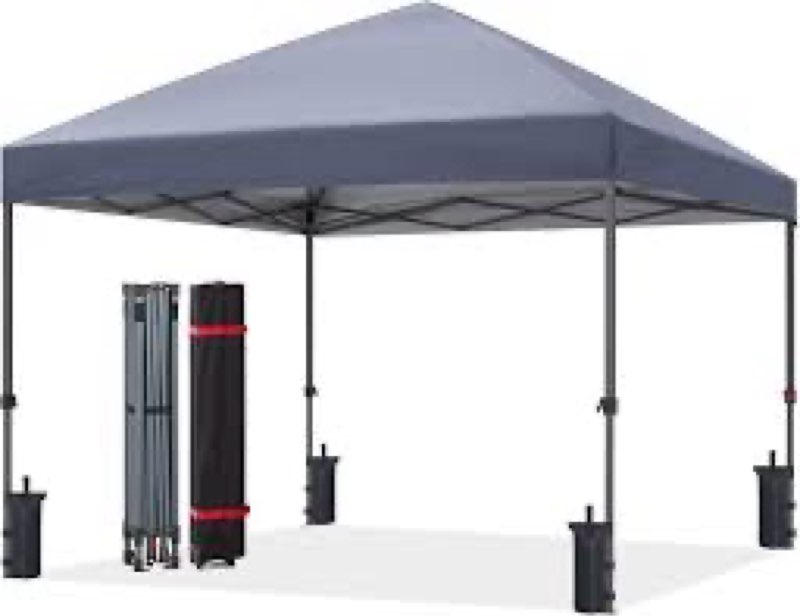 12X12 Pop Up Canopy Tent with 3 Sidewalls,Easy Up Canopy,Commercial Instant Shelter,Heavy Duty One P